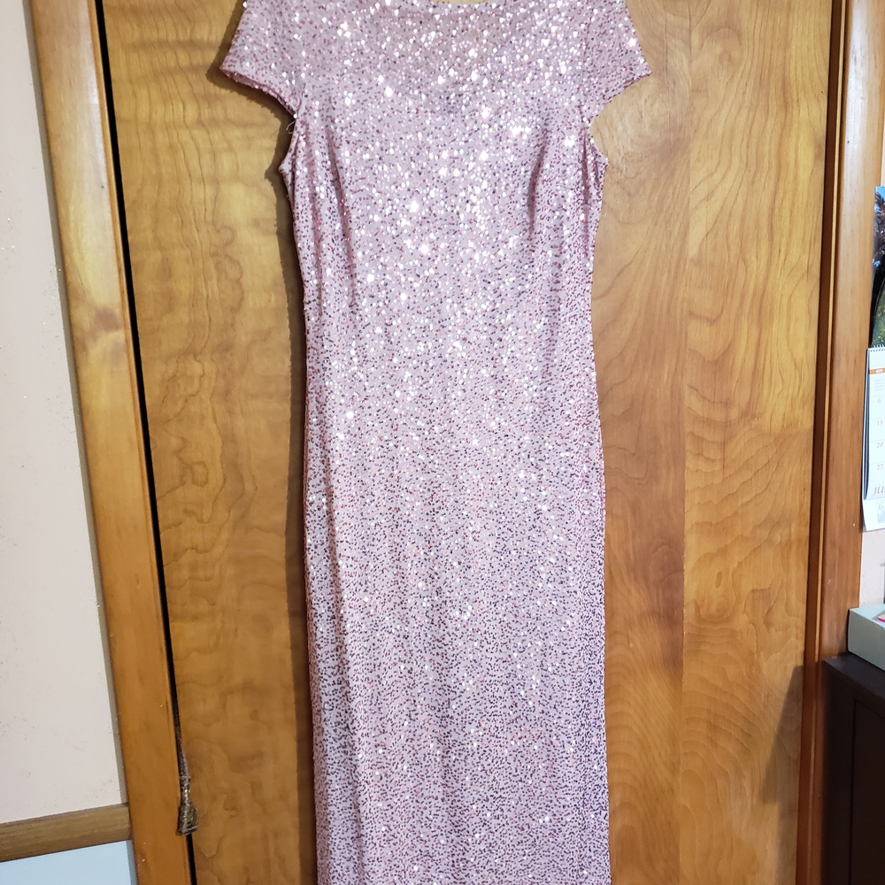 Glamorous Pink Sequin Dress